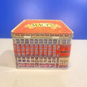 Vintage Macy's Store Tin.  Metal Advertising Box, RH Macy's & Company UK
